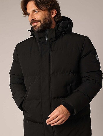 Doudoune longue à capuche 'Deeluxe'