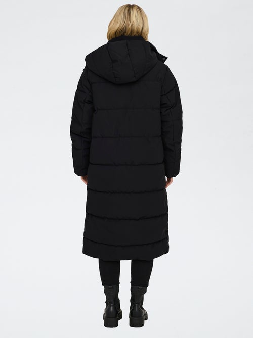 Doudoune longue à capuche matelassée 'JDY' - Kiabi