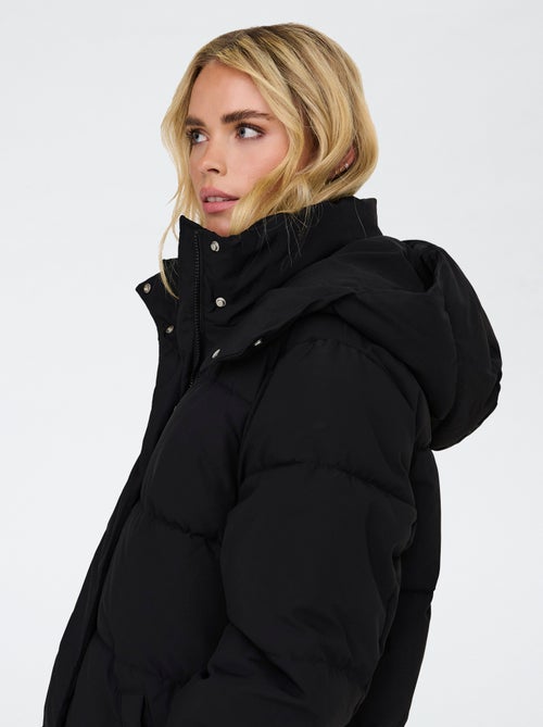 Doudoune longue à capuche matelassée 'JDY' - Kiabi