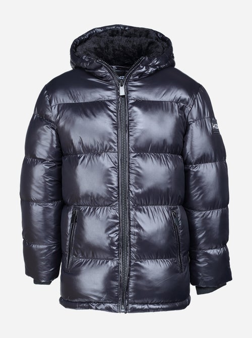 Doudoune longue à capuche - Kiabi