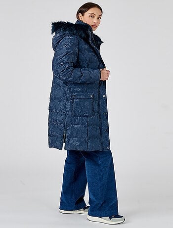 Doudoune longue à capuche Thermolactyl - Damart