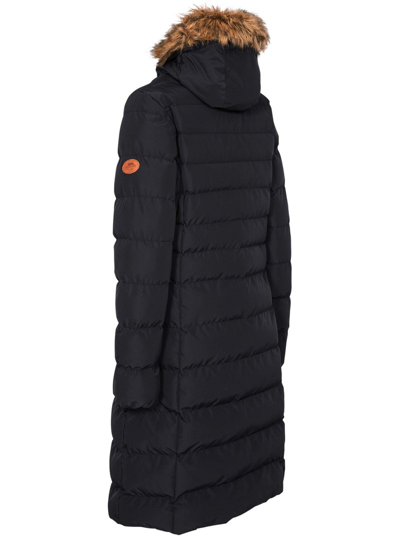 Doudoune longue audrey - trespass Noir - Kiabi