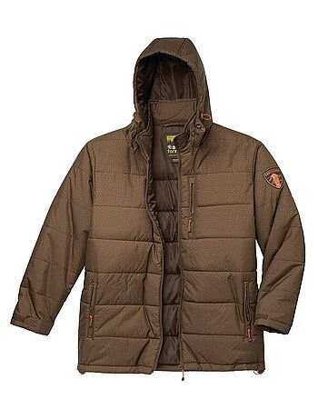 Doudoune Longue avec Capuche Amovible - ATLAS FOR MEN