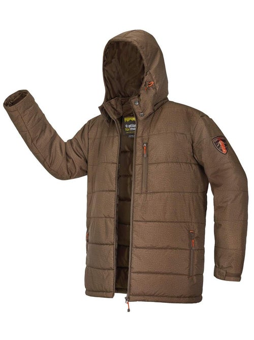 Doudoune Longue avec Capuche Amovible   - ATLAS FOR MEN - Kiabi