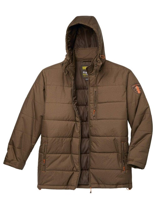 Doudoune Longue avec Capuche Amovible   - ATLAS FOR MEN - Kiabi