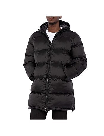 Doudoune longue e à capuche Homme Schott