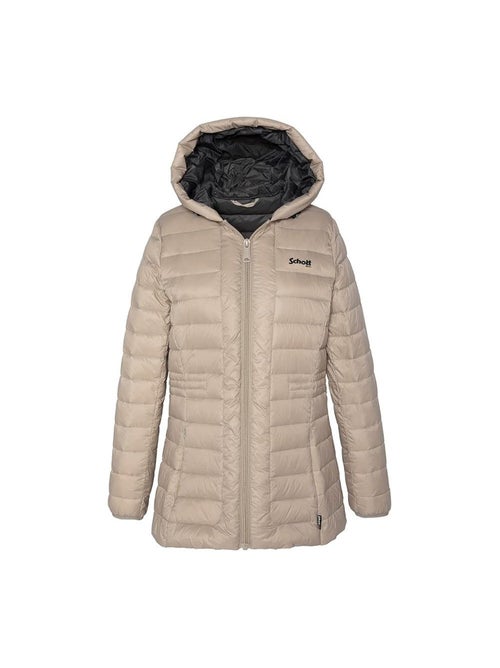 Doudoune Longue Femme Schott - Kiabi