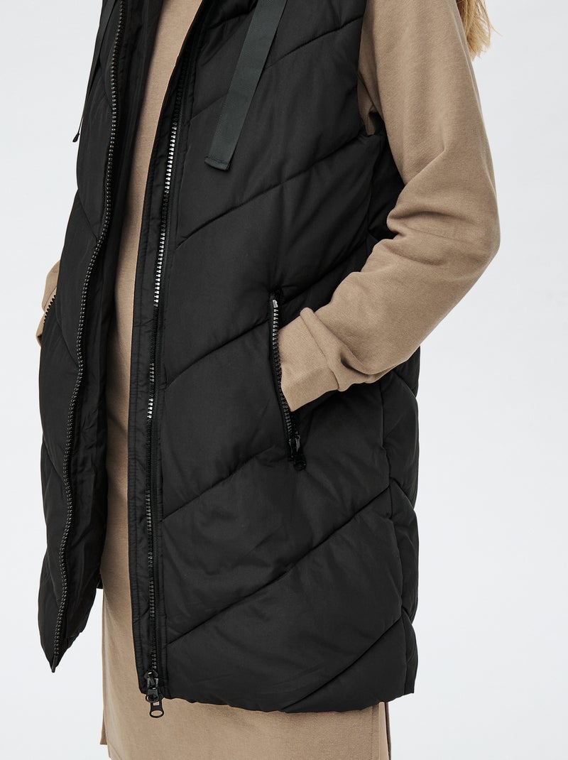 Doudoune longue 'JDY' Noir - Kiabi