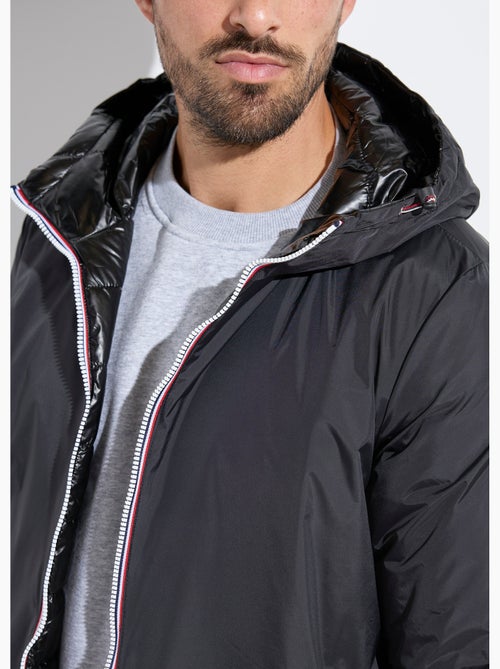 Doudoune longue réversible à capuche - AFIBEL - Kiabi