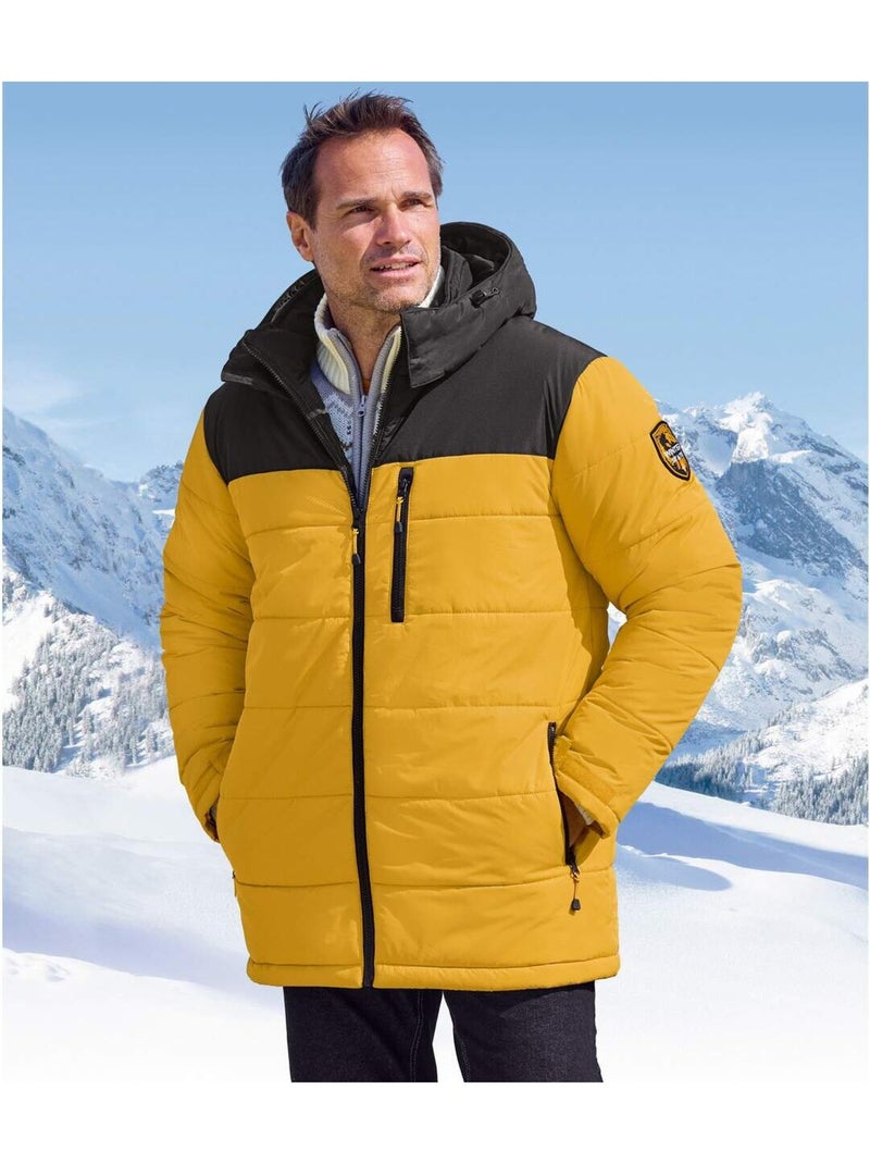 Doudoune Longue Sunny Winter  - ATLAS FOR MEN Jaune - Kiabi