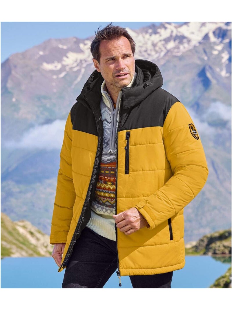Doudoune Longue Sunny Winter  - ATLAS FOR MEN Jaune - Kiabi