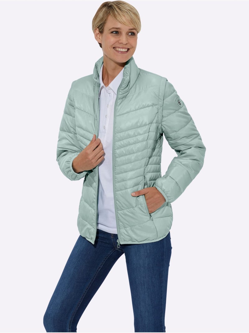 Doudoune Manches Amovibles - Taille Standard - Witt Menthe - Kiabi