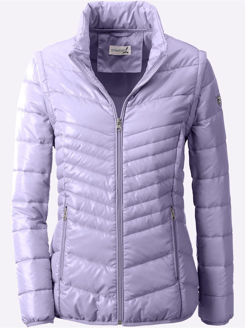 Doudoune Manches Amovibles - Taille Standard - Witt Parme - Kiabi