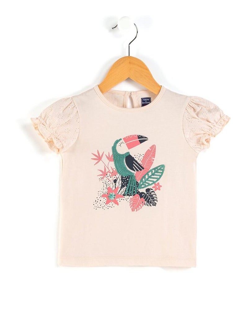 Doudoune marine sans manches Garçon zip rouge - Terre de Marins Rose - Kiabi