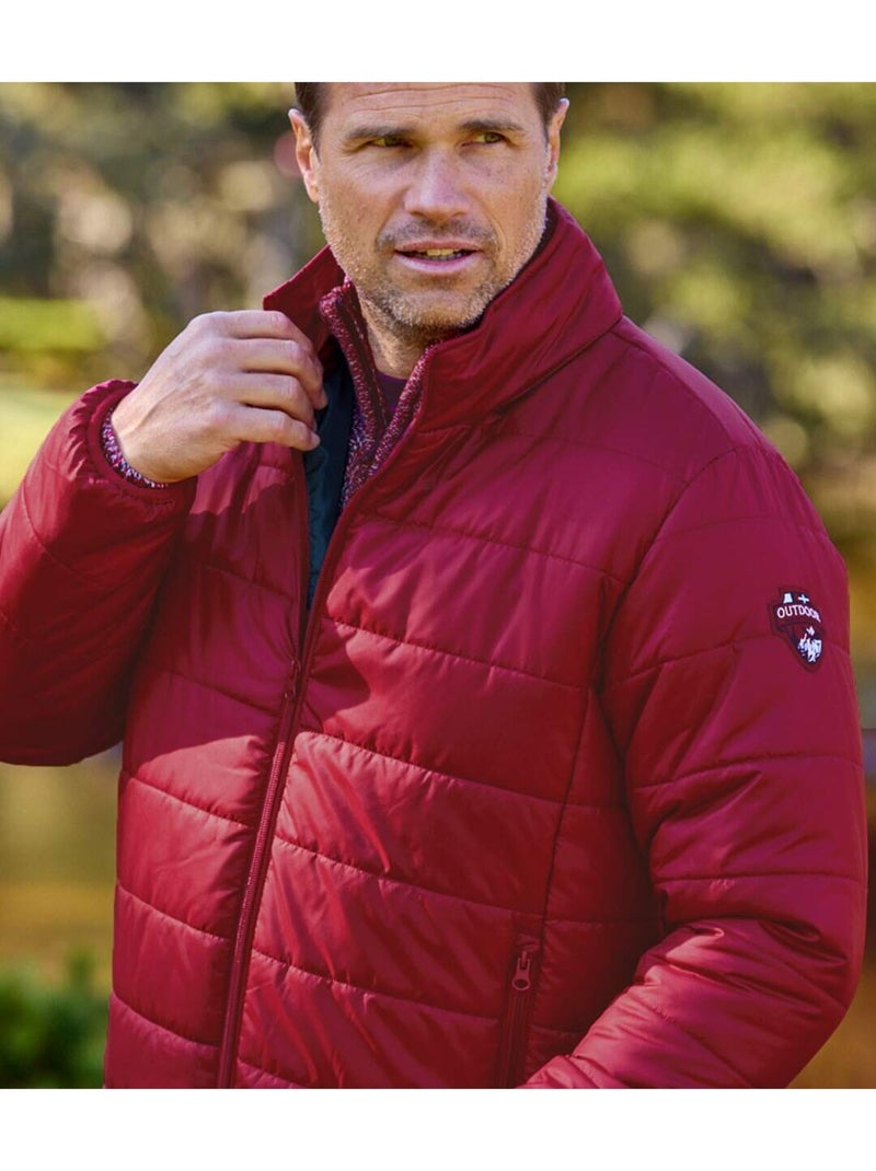 Doudoune Matelassee - ATLAS FOR MEN Rouge - Kiabi