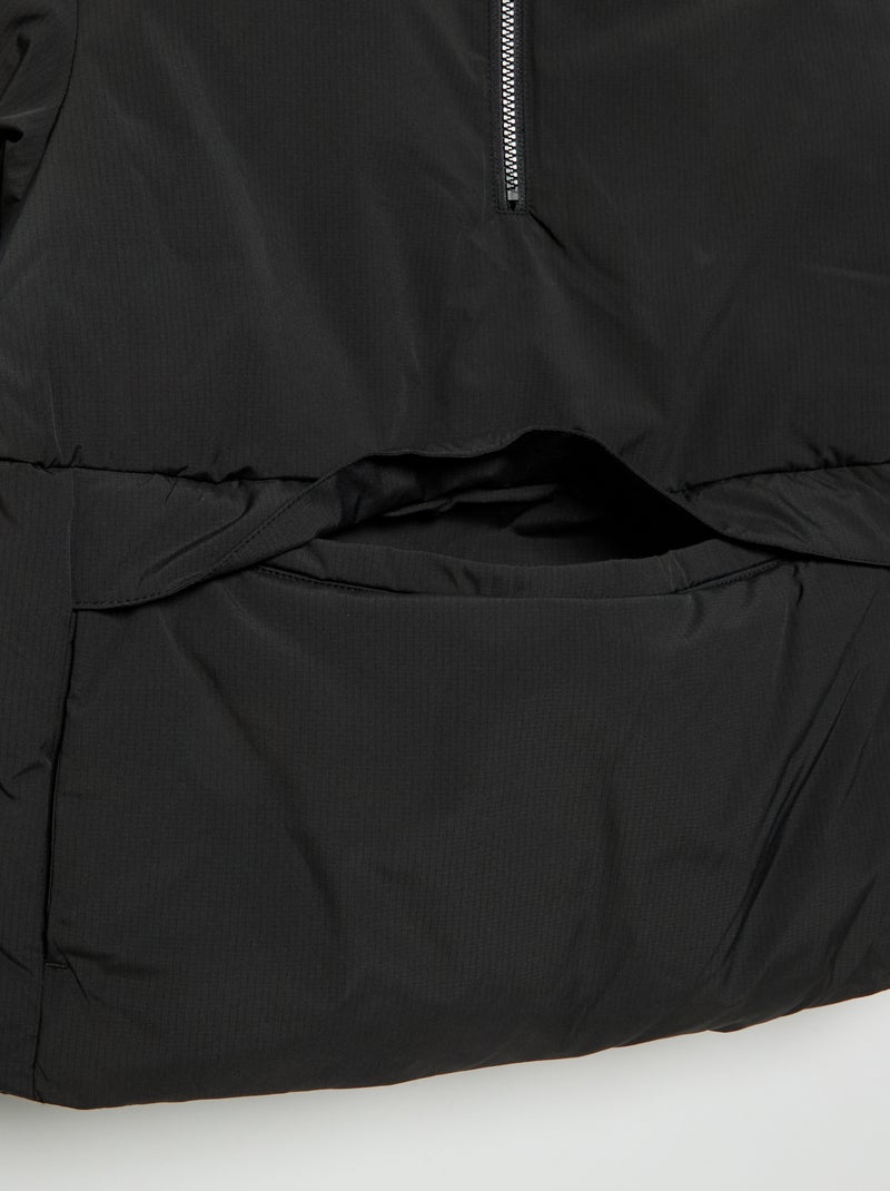 Doudoune matelassée à capuche - collection facile à enfiler Noir - Kiabi