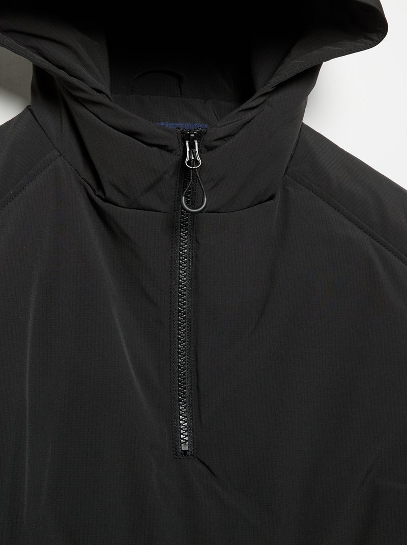 Doudoune matelassée à capuche - collection facile à enfiler Noir - Kiabi