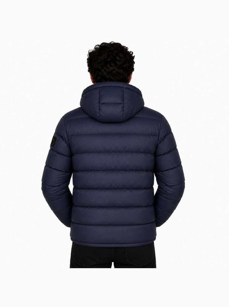 Doudoune matelassée à capuche avalancheoral hood – kaporal Bleu marine - Kiabi
