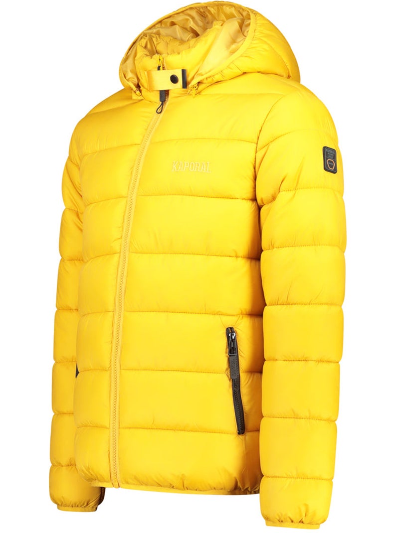 Doudoune matelassée à capuche avalancheoral hood – kaporal Moutarde - Kiabi