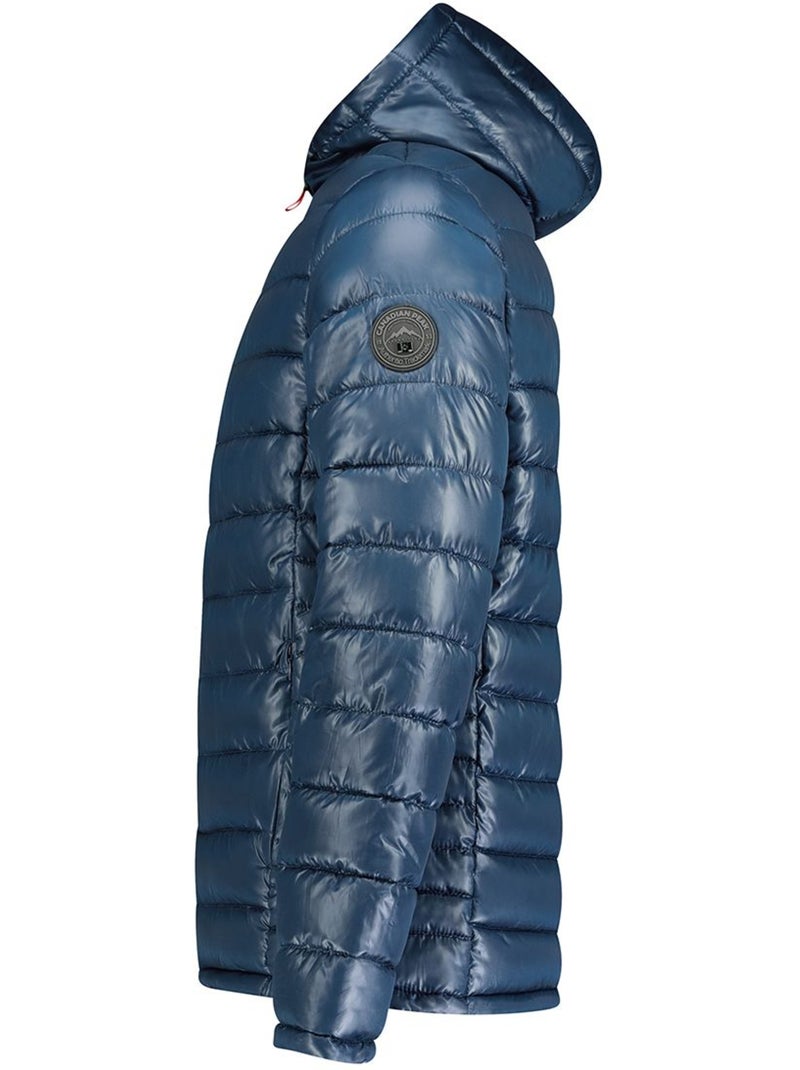 Doudoune matelassée à capuche calendreak – canadian peak Bleu marine - Kiabi