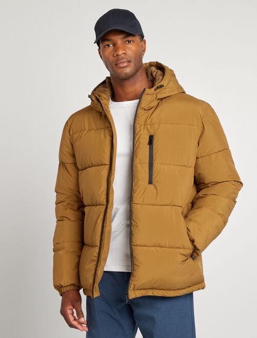 Manteau homme veste homme pas cher Mode homme beige Kiabi