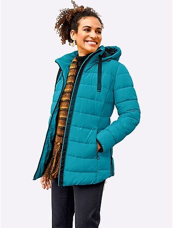 Doudoune matelassée avec capuche amovible et poches zippées - Taille standard - Witt