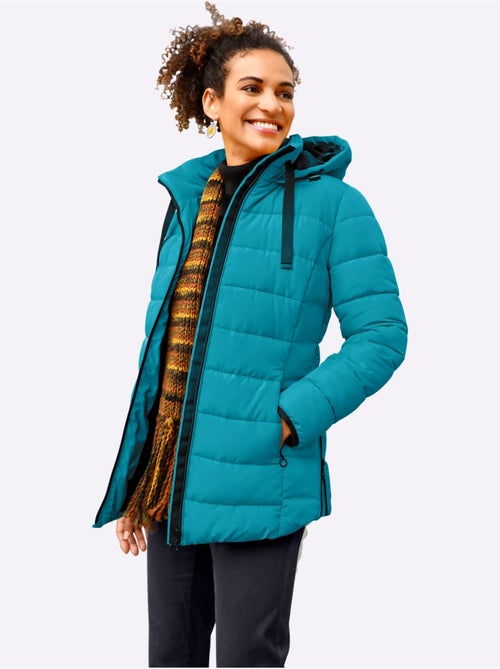 Doudoune matelassée avec capuche amovible et poches zippées - Taille standard - Witt - Kiabi Doudoune matelassée avec capuche amovible et poches zippées - Taille standard - Witt - Kiabi