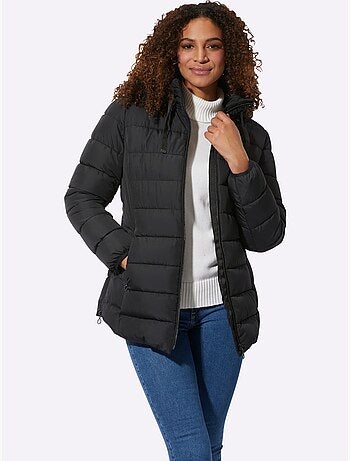 Doudoune matelassée avec capuche amovible et poches zippées - Taille standard - Witt
