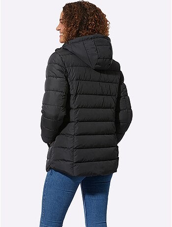 Doudoune matelassée avec capuche amovible et poches zippées - Taille standard - Witt