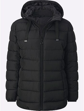 Doudoune matelassée avec capuche amovible et poches zippées - Taille standard - Witt