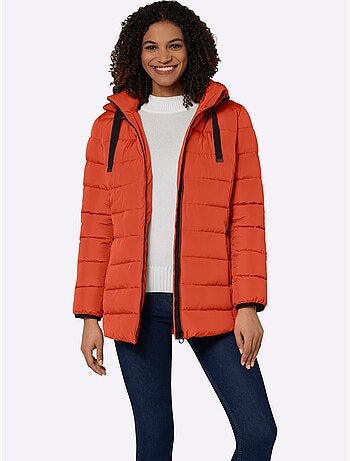 Doudoune matelassée avec capuche amovible et poches zippées - Taille standard - Witt