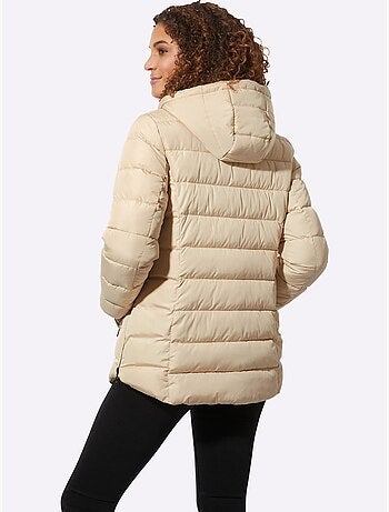 Doudoune matelassée avec capuche amovible et poches zippées - Taille standard - Witt
