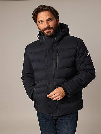 Doudoune matelassée avec capuche et poches zippées 'Deeluxe'