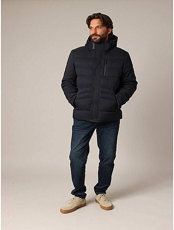 Doudoune matelassée avec capuche et poches zippées 'Deeluxe'