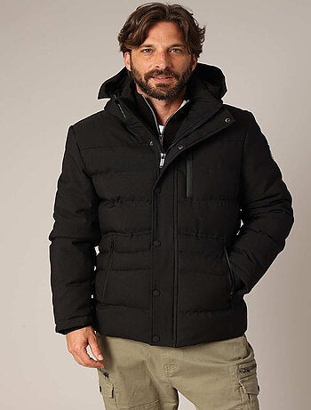 Doudoune matelassée avec capuche et poches zippées 'Deeluxe'