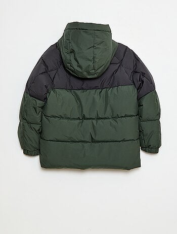 Doudoune matelassée bicolore