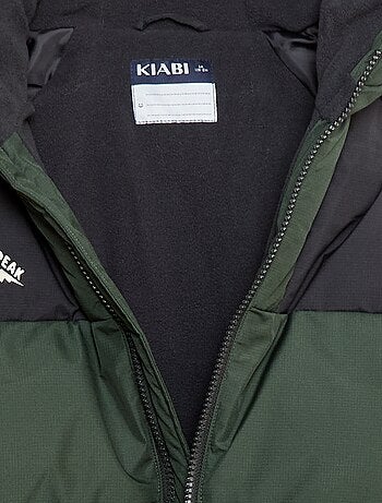 Doudoune matelassée bicolore