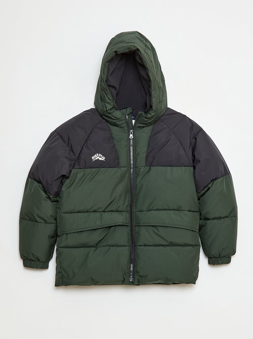 Doudoune matelassée bicolore - Kiabi