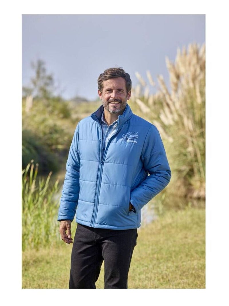 Doudoune Matelassée Canada Nature  - ATLAS FOR MEN Bleu - Kiabi