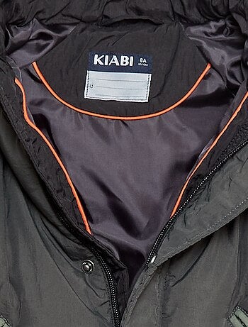 Doudoune matelassée color bloc déperlante