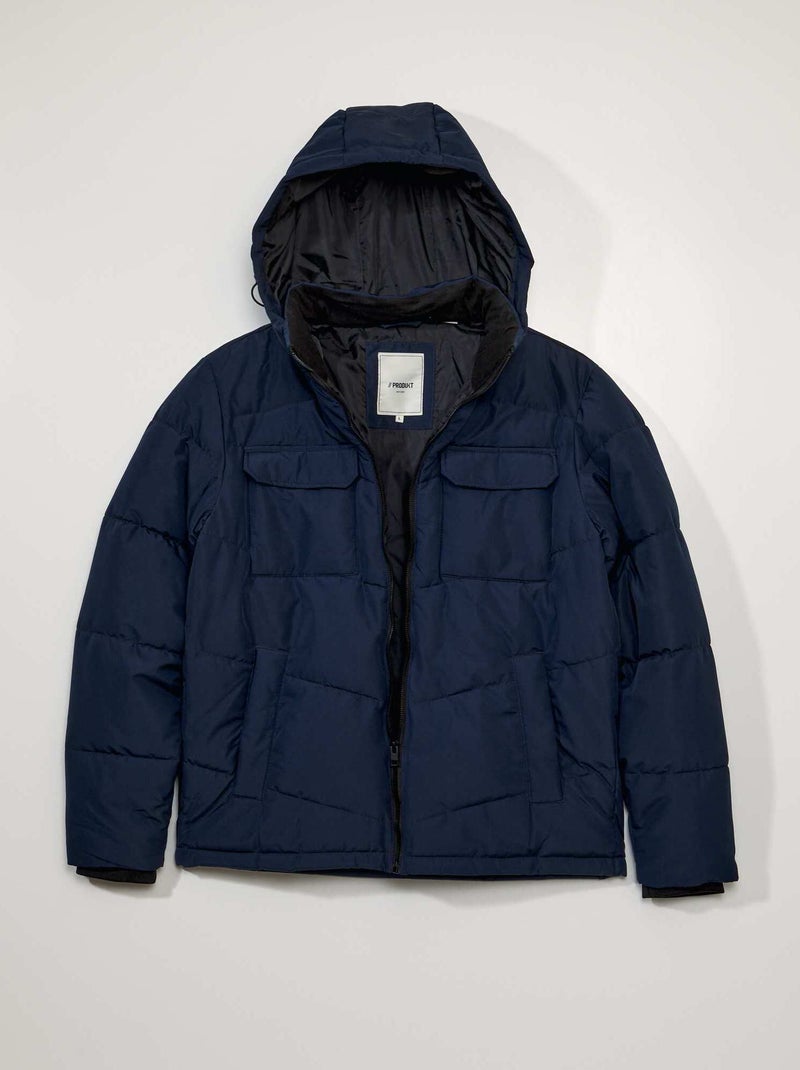 Doudoune Matelassée Chaude PEGGY-HO Bleu Marine Taille 54/XL - Neuf Avec étiquettes, Fabriqué En France