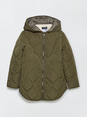 Doudoune Bluey Fille - Manteau D'hiver Imperméable Avec Capuche Polaire - Tailles 2 à 8 Ans - Idéal école Et Jeux