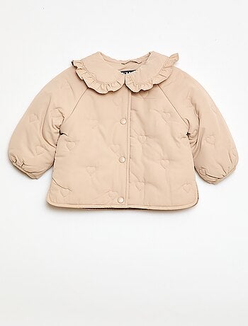 Doudoune matelassée en cœurs