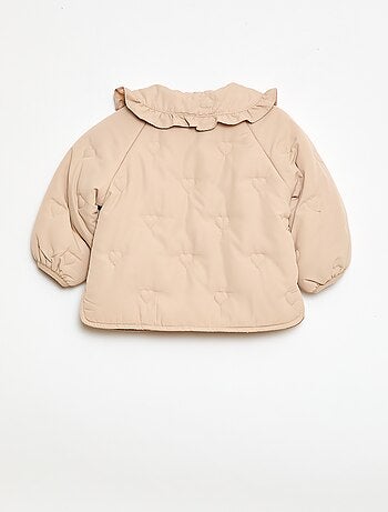 Doudoune matelassée en cœurs