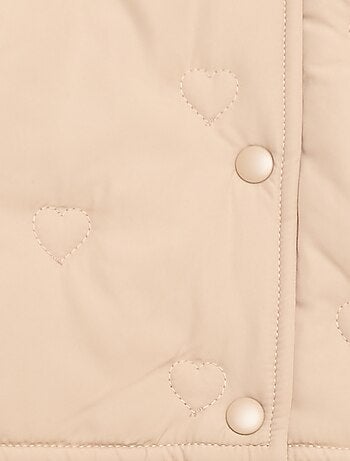 Doudoune matelassée en cœurs