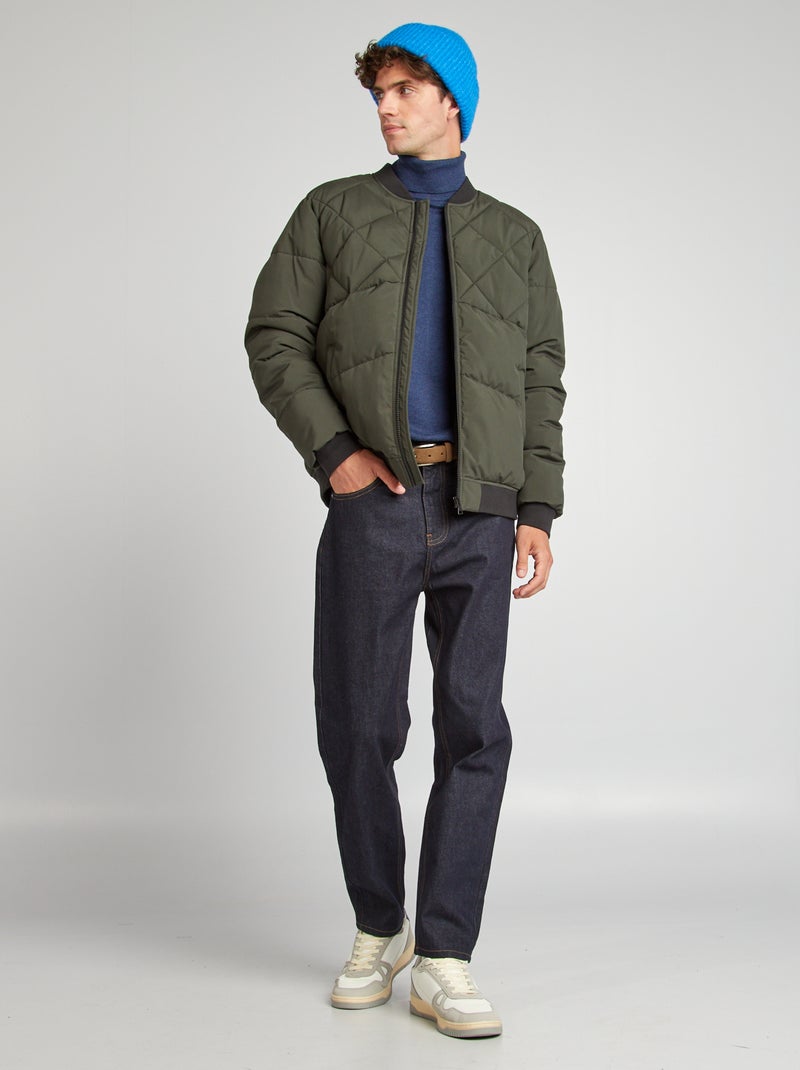 Doudoune matelassée Kaki - Kiabi