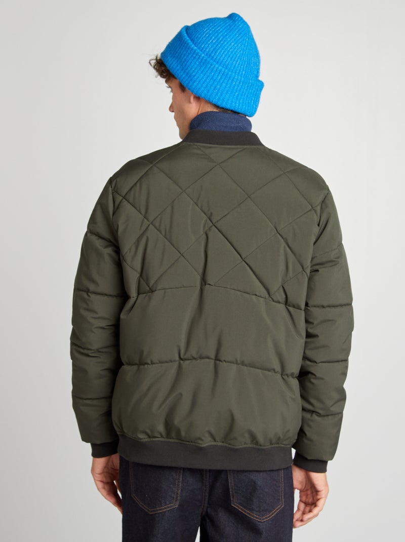 Doudoune matelassée Kaki - Kiabi