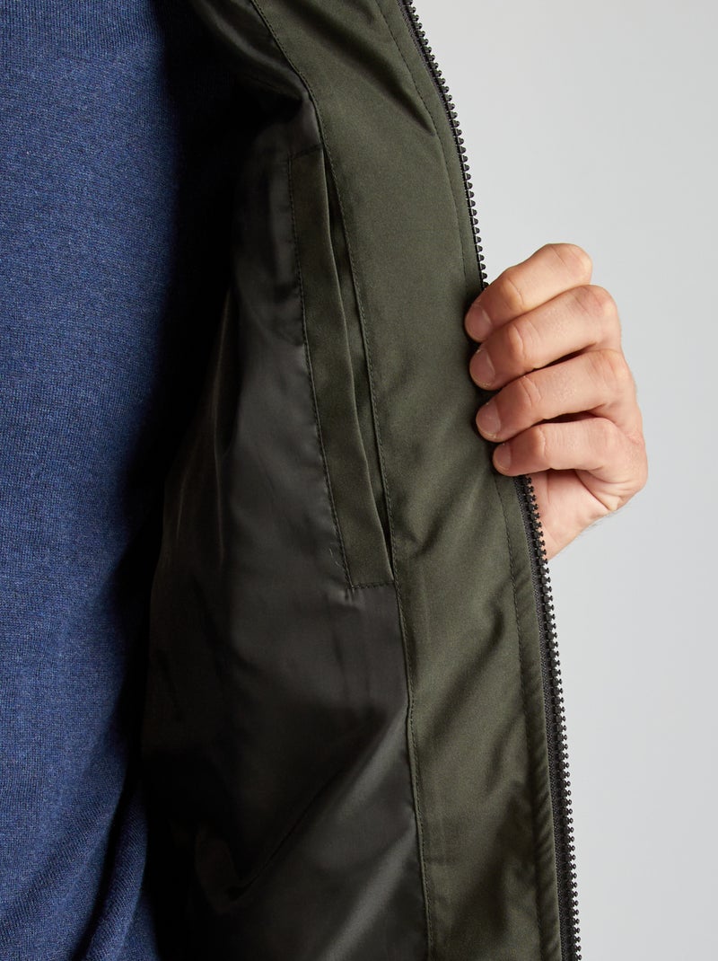 Doudoune matelassée Kaki - Kiabi