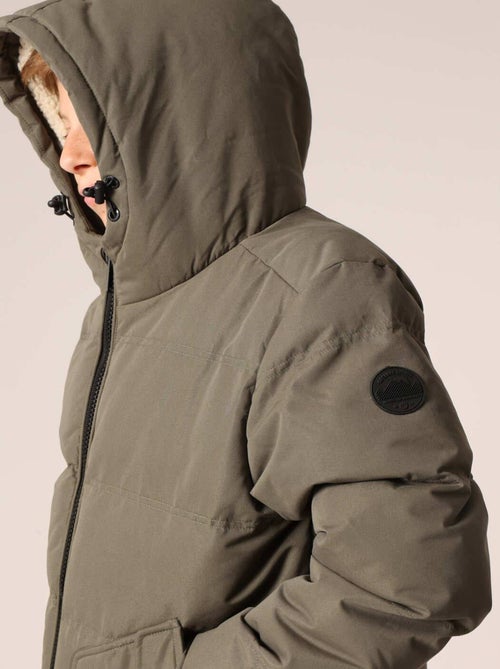 Doudoune matelassée pour garçon avec capuche et poches pratiques 'Deeluxe' - Kiabi