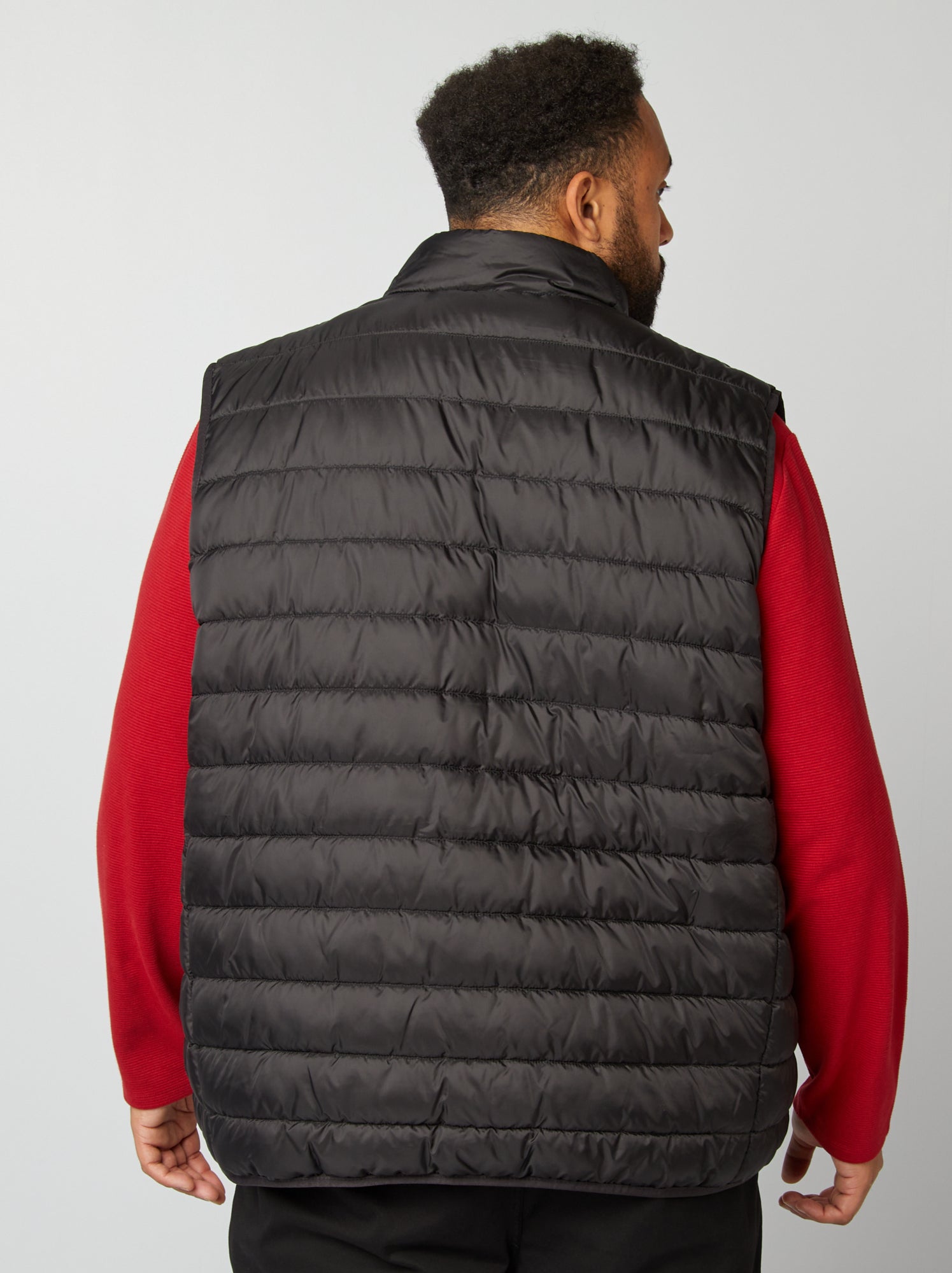 Gilet Sans Manches Homme Matelassé - Doublure Chaude, Coupe Cintrée, Pour Mi-saison Et Hiver, Style Décontracté - 8